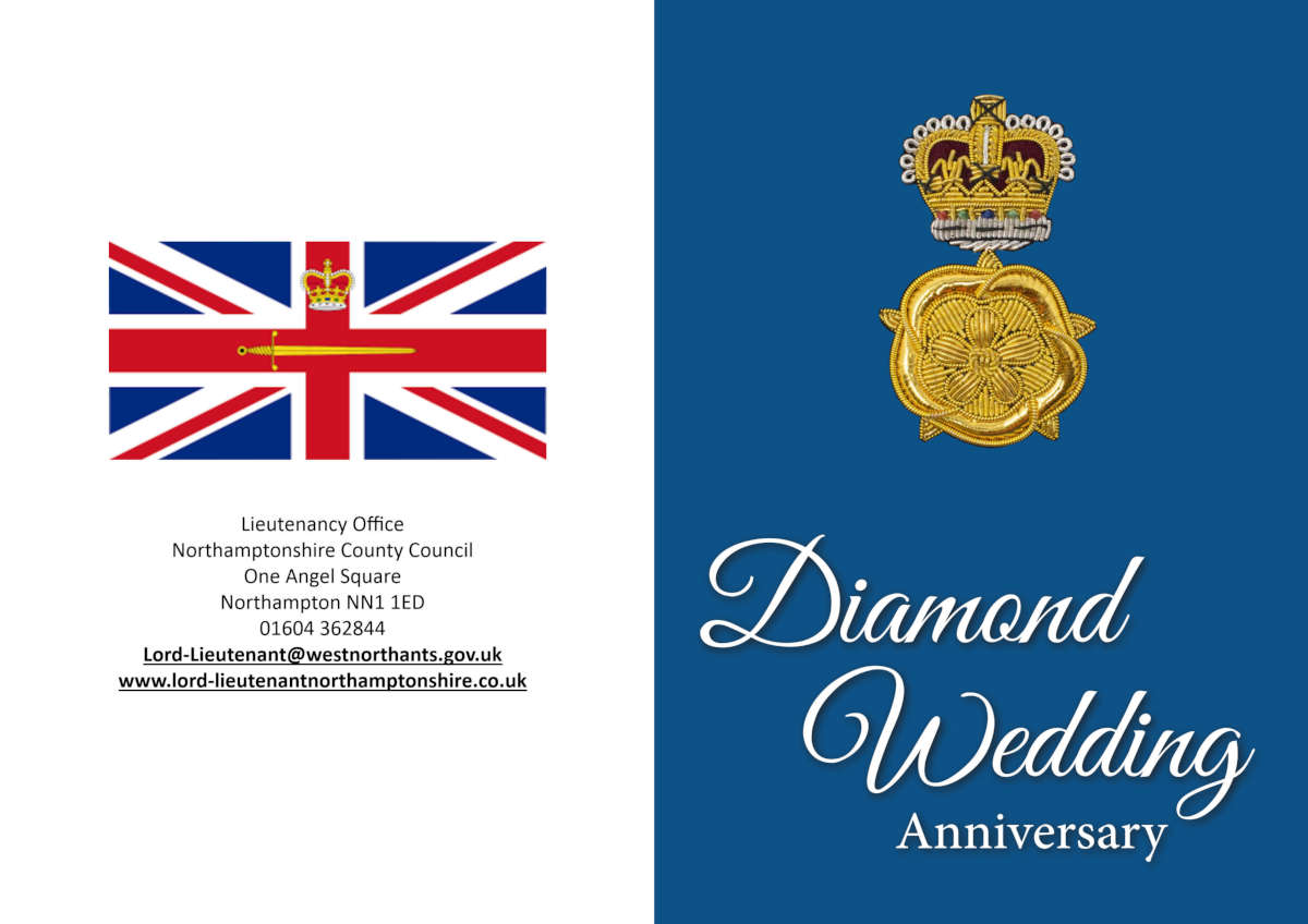 Diamond Anniversary Lord-Lieutenant Diamond Anniversary Card