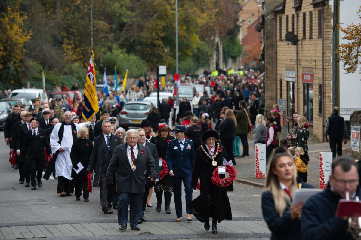 Remembrance Day 14 November 2021 Raunds Parade Remembrance Day 14 November 2021 Raunds Parade